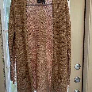 Brown/mauve cardigan